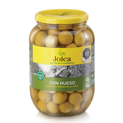 Aceituna Manzanilla Con Hueso 850g - Cesarfer - detalle