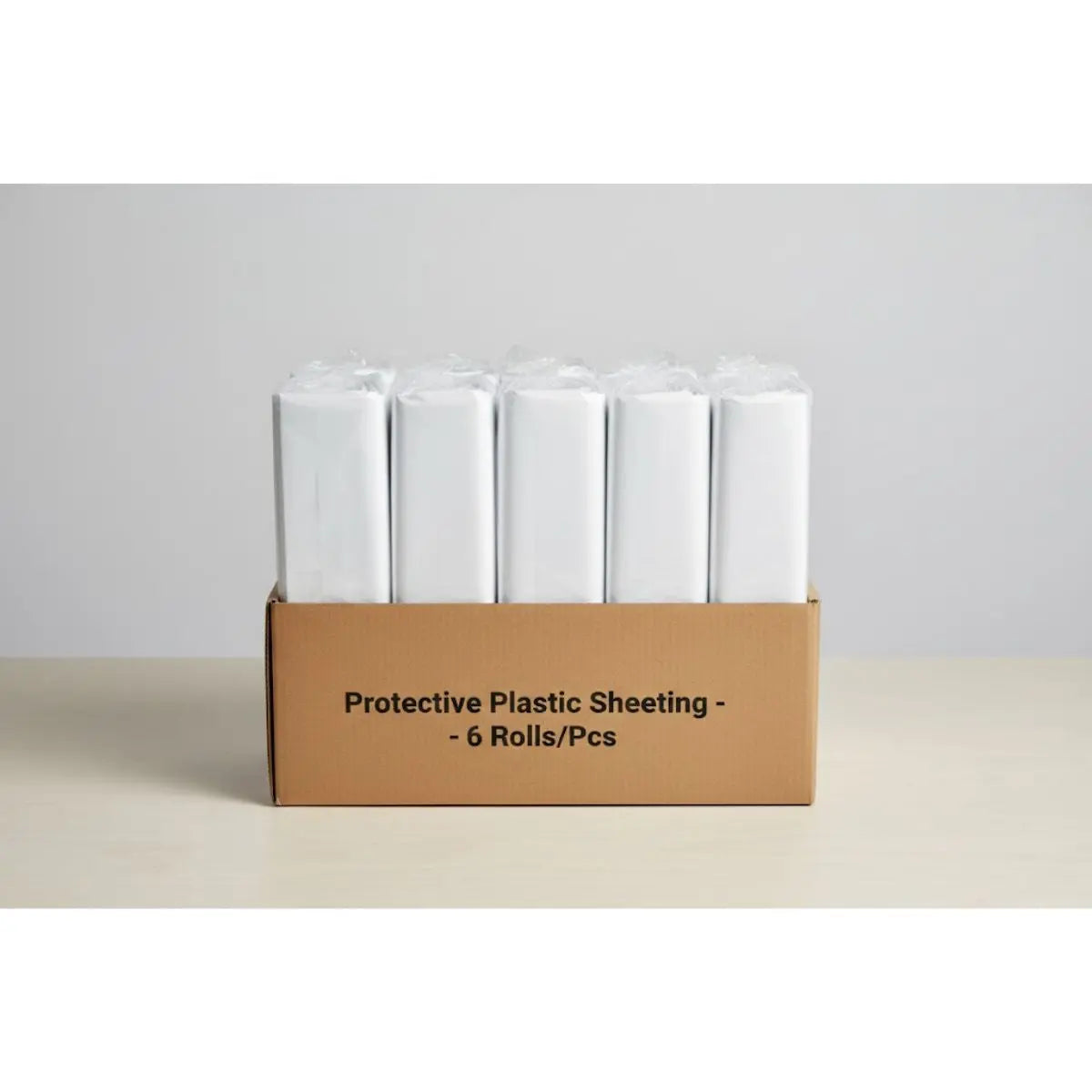 6pz Protector plastico para pintar 10m² uso rudo Aksi - Aksi