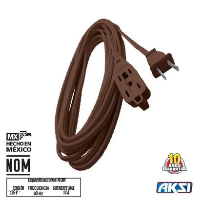 Extension domestica AKSI cafe 10 mt (calibre 16) - Aksi - vista lateral