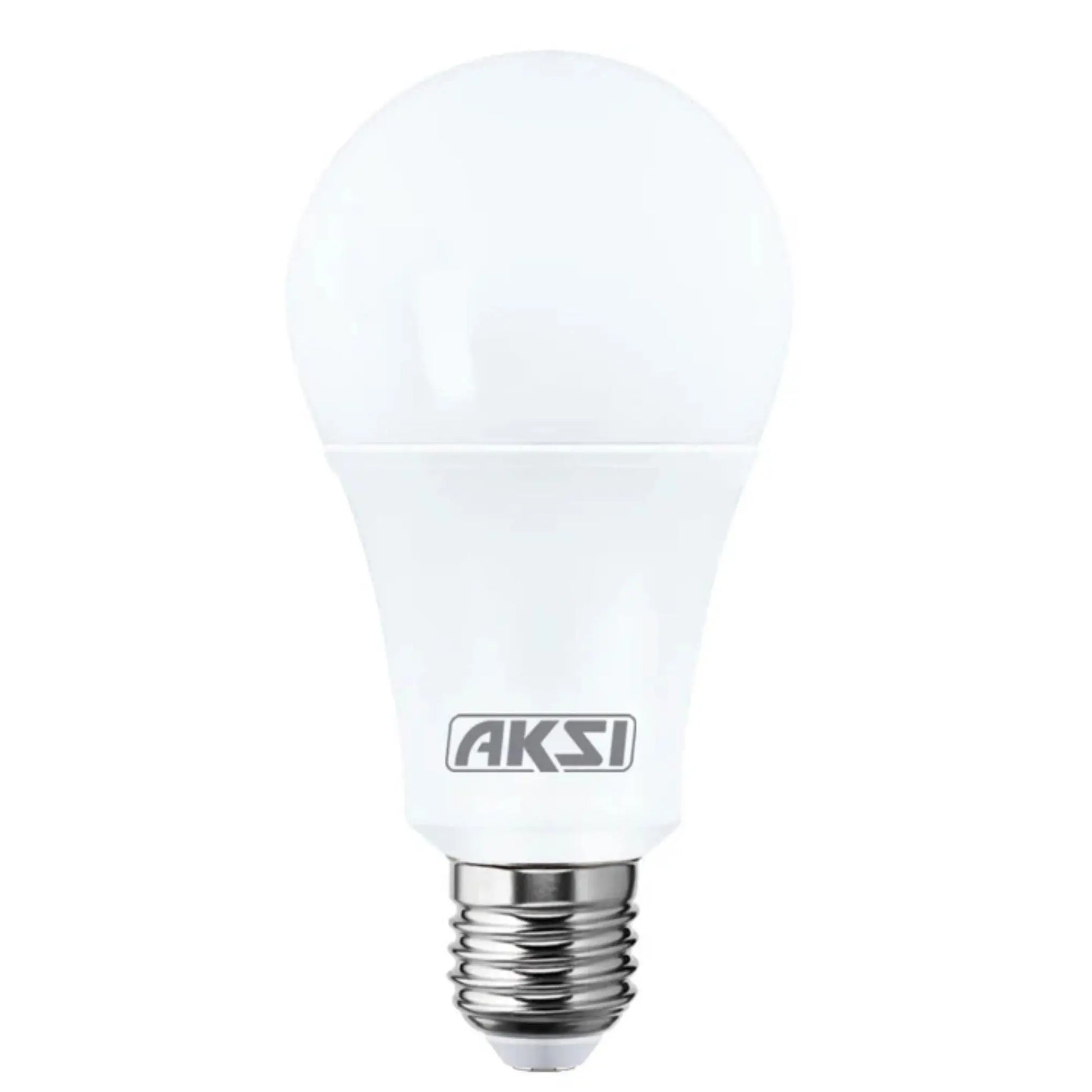 Foco LED A19 12W luz calida, caja color Aksi - Aksi
