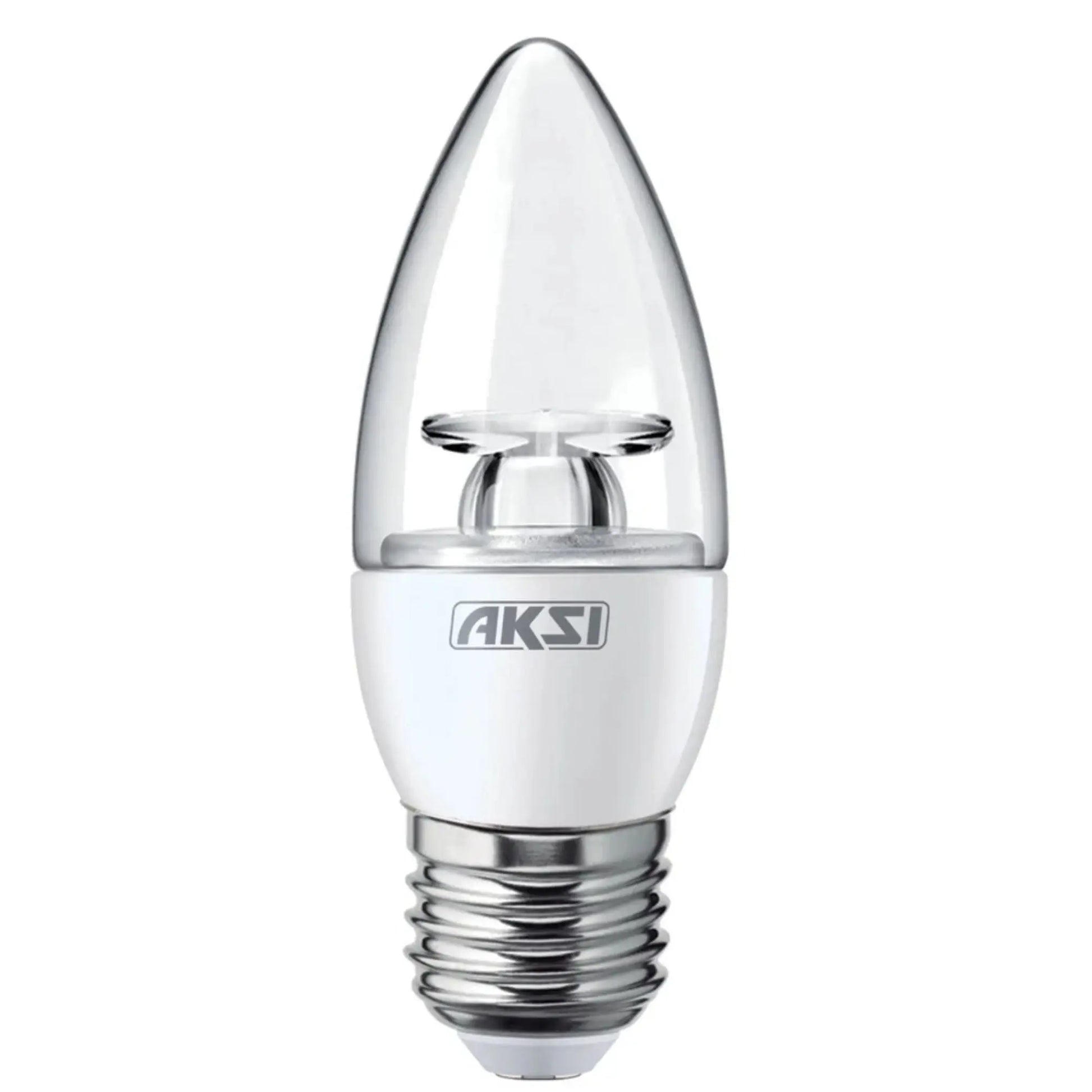 Foco LED VELA 4W luz calida E12, caja color Aksi - Aksi