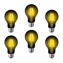 6 pz Foco filamento A19 AKSI 6W, Amarillo - Aksi - vista lateral