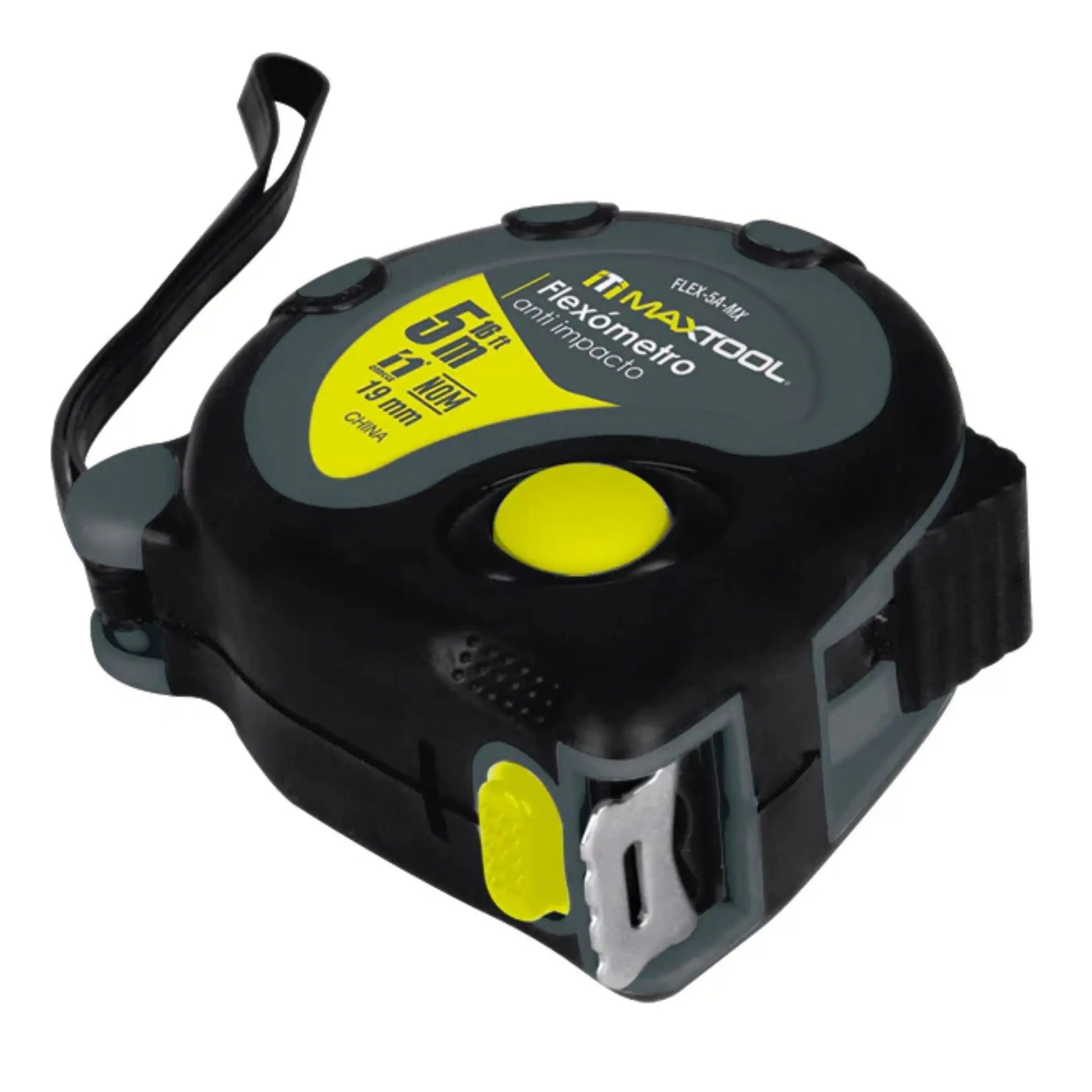 Flexometro de 5 mts anti impacto Aksi - Aksi