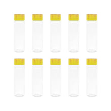 10PZS CILINDRO SPRING TRANSPARENTE TAPA COLOR AMARILLO PROMOOPCION - Promoopcion