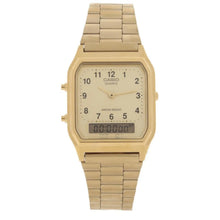 Reloj Casio Vintage Unisex Aq-230ga-9bvt Color de la correa Dorado Color del bisel Dorado Color del fondo Dorado - Casio