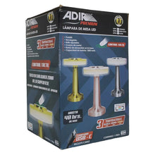 Lampara De Mesa LED 3 Temperaturas Color Dorado Adir - Adir - vista lateral