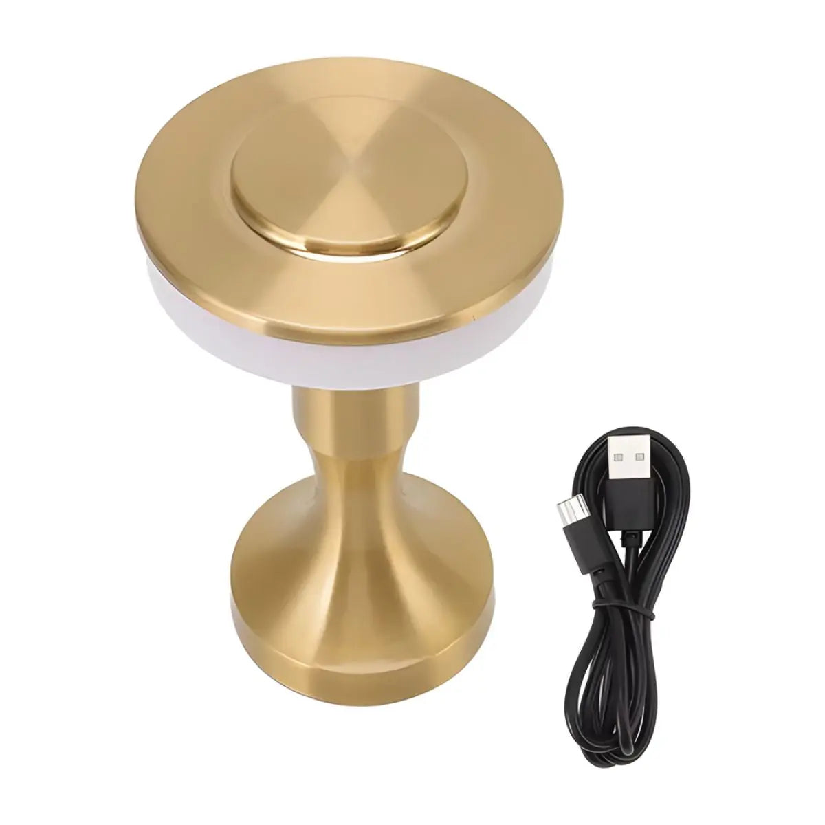 Lampara De Mesa LED 3 Temperaturas Color Dorado Adir - Adir - detalle