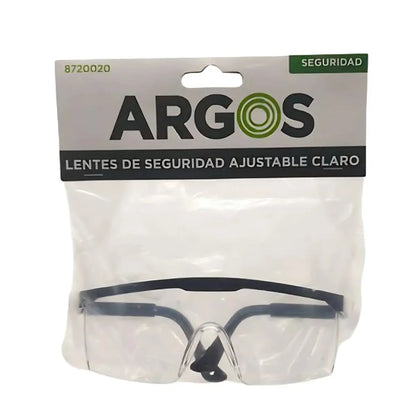 Lentes Seguridad Argos Ajustables Claros Policarbonato - Argos - detalle