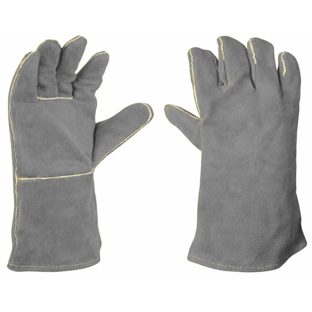 Guantes Soldador Argos 14" Gris Carnaza Resistente - Argos