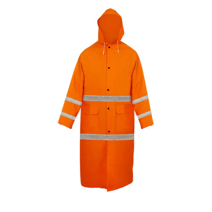 Argos Gabardina Naranja Impermeable Con Reflejante Talla Grande - Argos - detalle