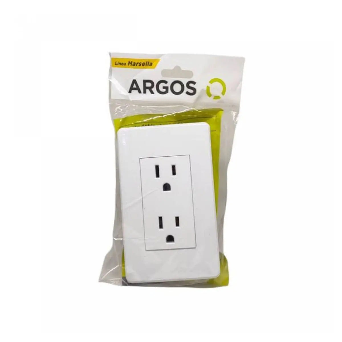 Contacto Doble Aterrizado Blanco 72 Mm Argos - Argos - detalle