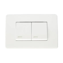 Apagador Sencillo Y Apagador Escalera Con Placa Blanca 36 Mm Argos - Argos - vista lateral