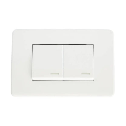 Apagador Sencillo Y Apagador Escalera Con Placa Blanca 36 Mm Argos - Argos - detalle