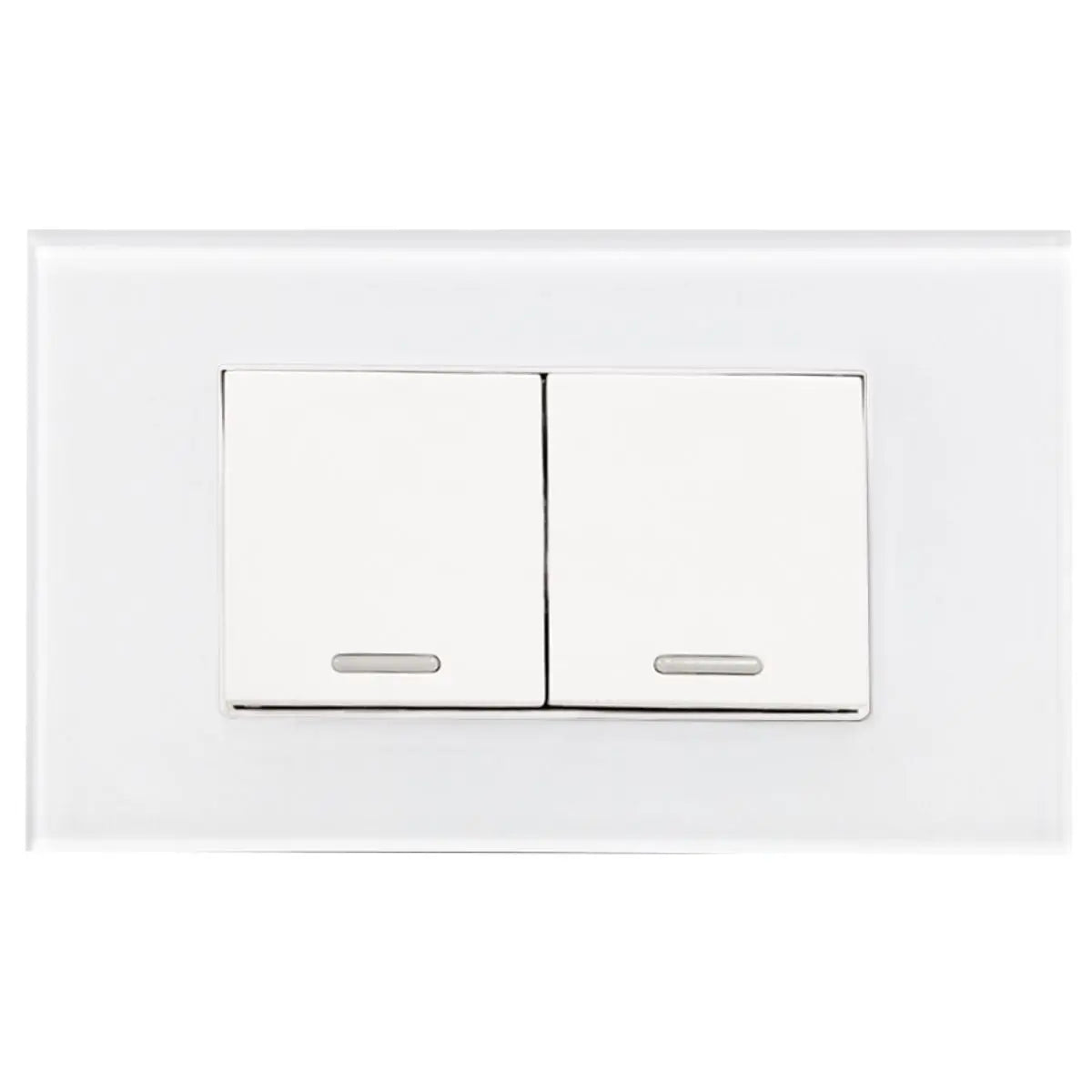 Apagador Doble Argos Acrilico Blanca Cannes 36mm - Argos