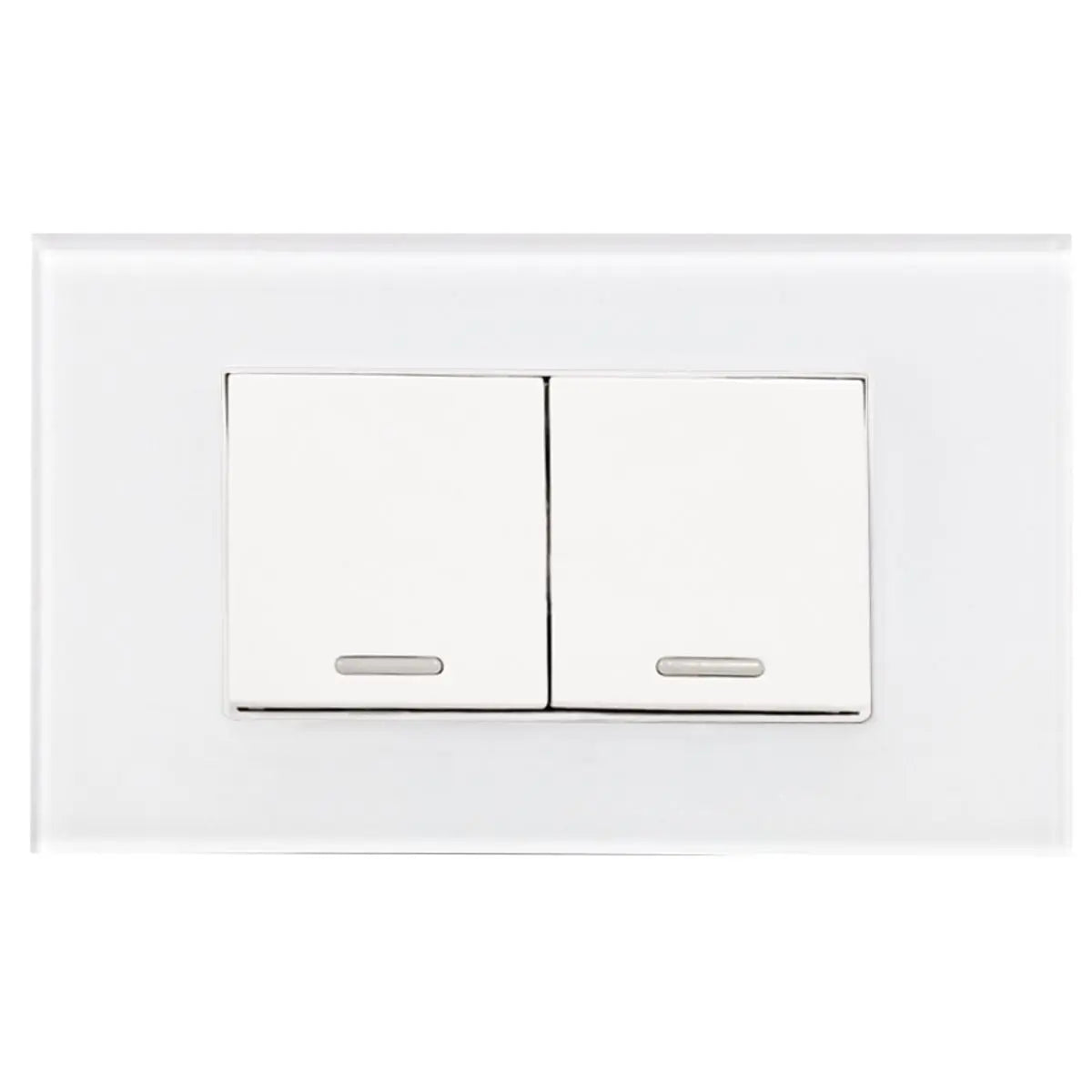 Apagador Sencillo Apagador Escalera Argos Cannes Placa Acrilica Blanca - Argos
