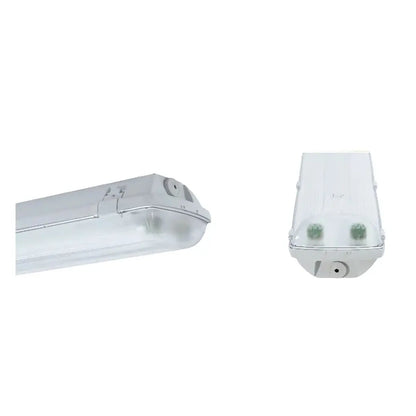 Luminaria A Prueba De Polvo Y Goteo Con Tubos De Led T8 Philips    36 W 110-277 V~ 60 Hz 6 500 K 3 700 Lm Argos - Argos - vista lateral