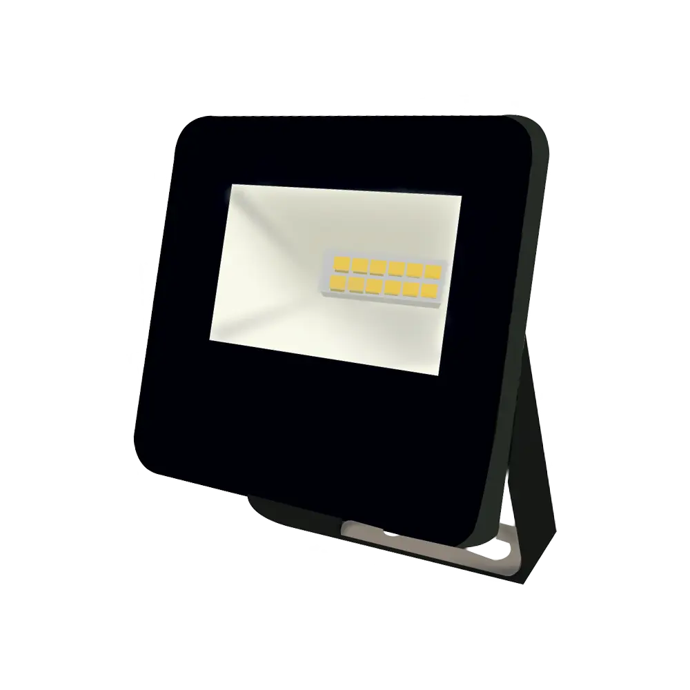 Proyector de LED Slim Argos 10W 127V 60Hz 3000K 800lm Reflector Exterior Luz Cálida - Argos