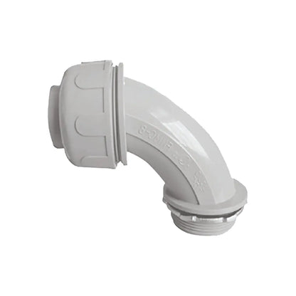 Conector Curvo Tubo Flexible No Metalico 1/2 Argos - Argos - empaque