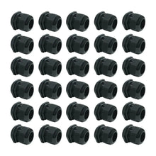 30 Pzas Conector Glándula Nylon Negro 1/2” Argos - Argos - empaque