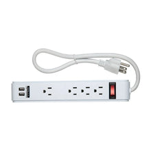 Argos Barra Multicontacto 4 Tomas Aterrizadas 2 Tomas Usb - Argos - vista lateral
