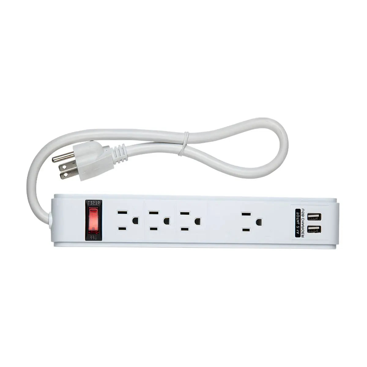 Argos Barra Multicontacto 4 Tomas Aterrizadas 2 Tomas Usb - Argos
