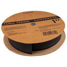 Tubo Termocontráctil Argos 1/4 Pulgada Color Negro Protección y Aislamiento para Cables - Argos