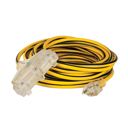 Argos Extension Uso Rudo 3X14 Iluminada 5 Metros Amarillo Negro - Argos - detalle