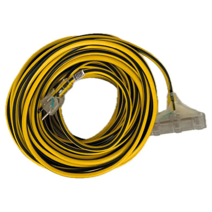 Argos Extension Uso Rudo 3X14 Iluminada 5 Metros Amarillo Negro - Argos - vista lateral