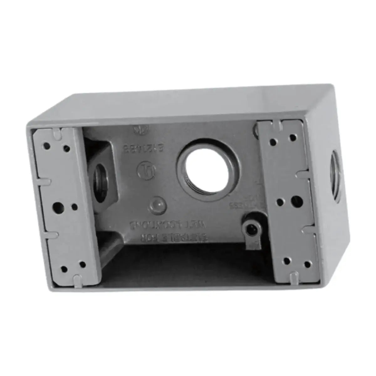 Cajas Rectangulares De Aluminio 3 Orificios 1/2” Argos - Argos