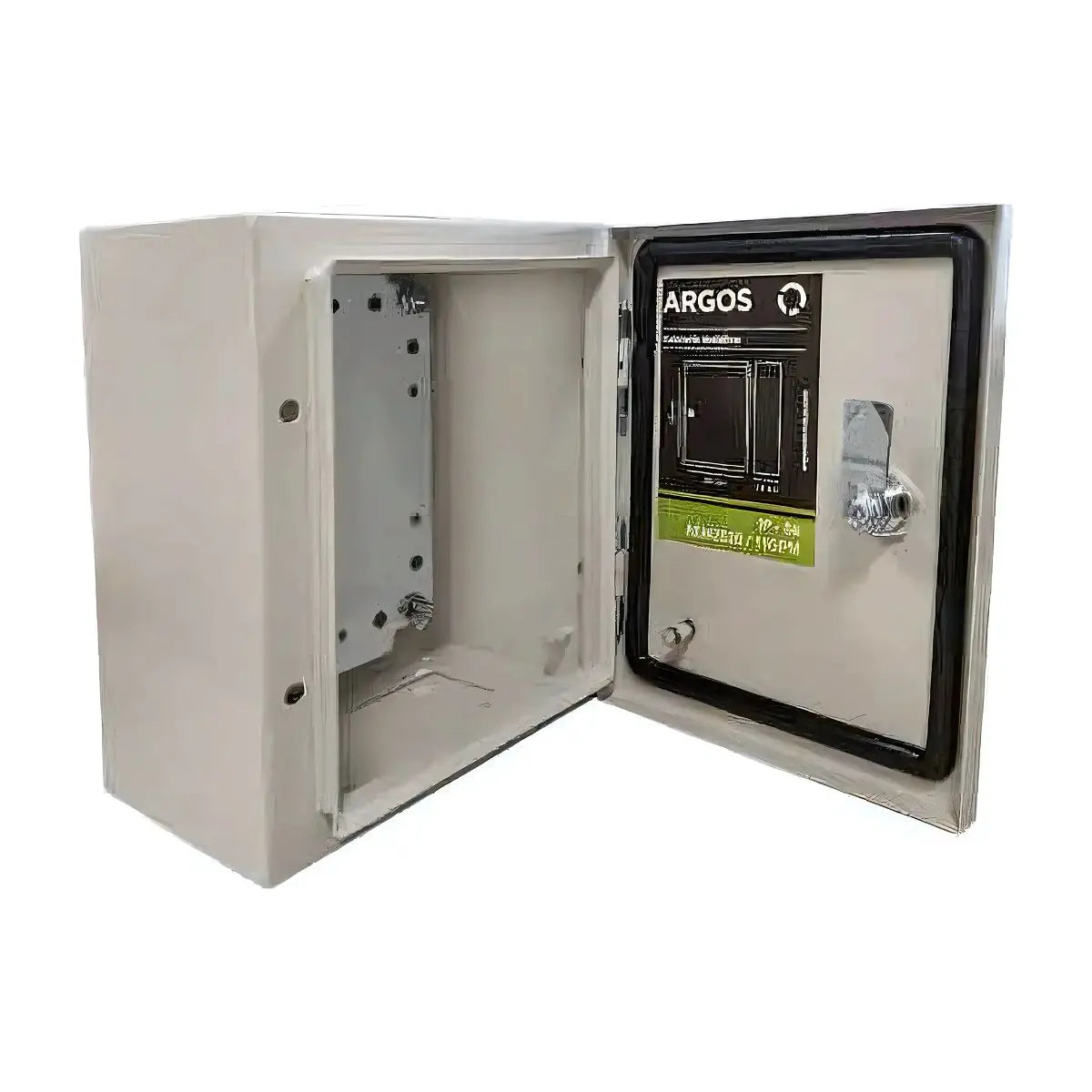 Gabinete Metalico Argos 300x300x150mm Ip-66 Color Beige - Argos - vista lateral