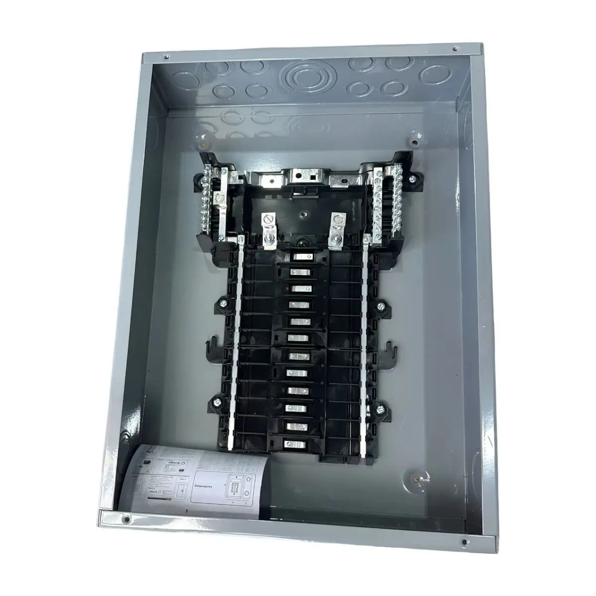 Centro de Carga 20 Unidades Para Empotrar  2F 3H 125 AMP Argos - Argos - vista trasera