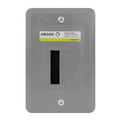 Centro de Carga de 2 Unidades Para Empotrar 50 A - Argos - vista trasera
