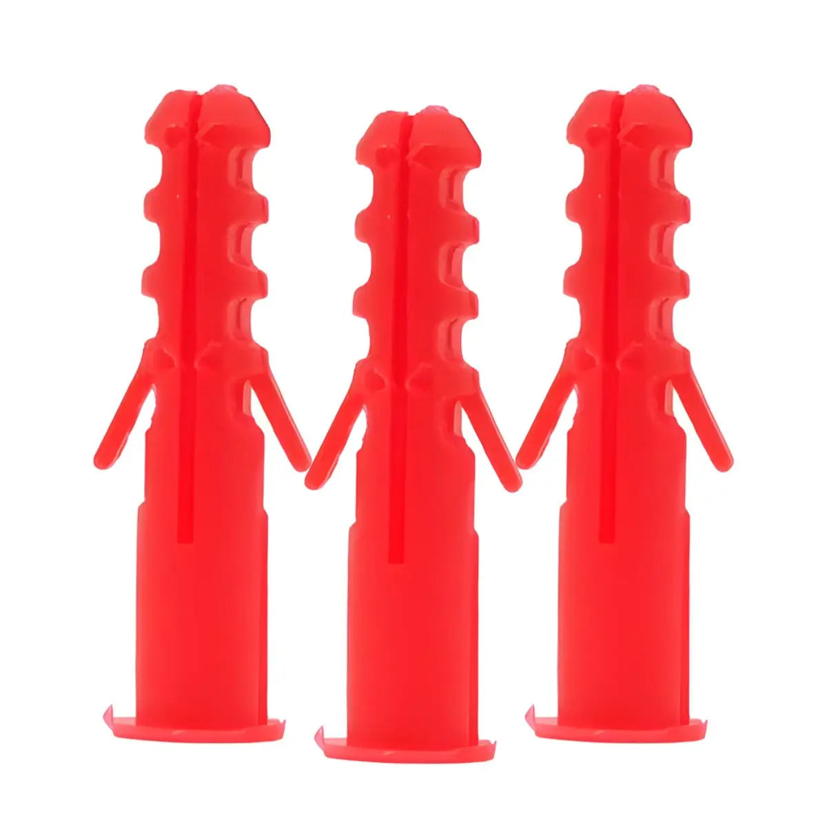 Taquetes De Plástico 1/4” (6 Mm) Rojo Argos paq 100 pzs - Argos - vista lateral