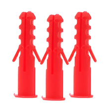 Taquetes De Plástico 1/4” (6 Mm) Rojo Argos paq 100 pzs - Argos - vista lateral