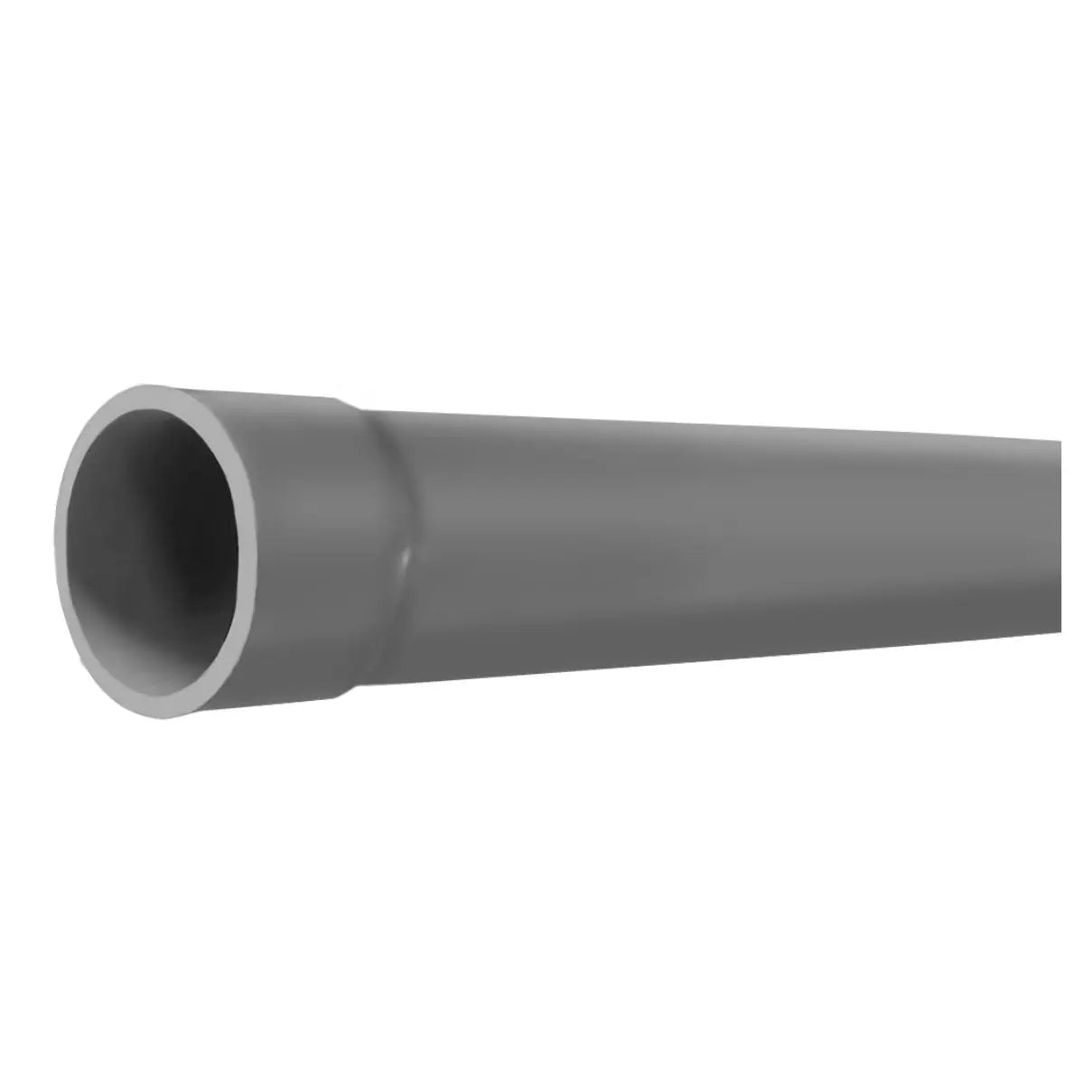 Argos Tubería De PVC Cédula 40 60 mm 90° 2 1/2” Gris UL - Argos - vista lateral