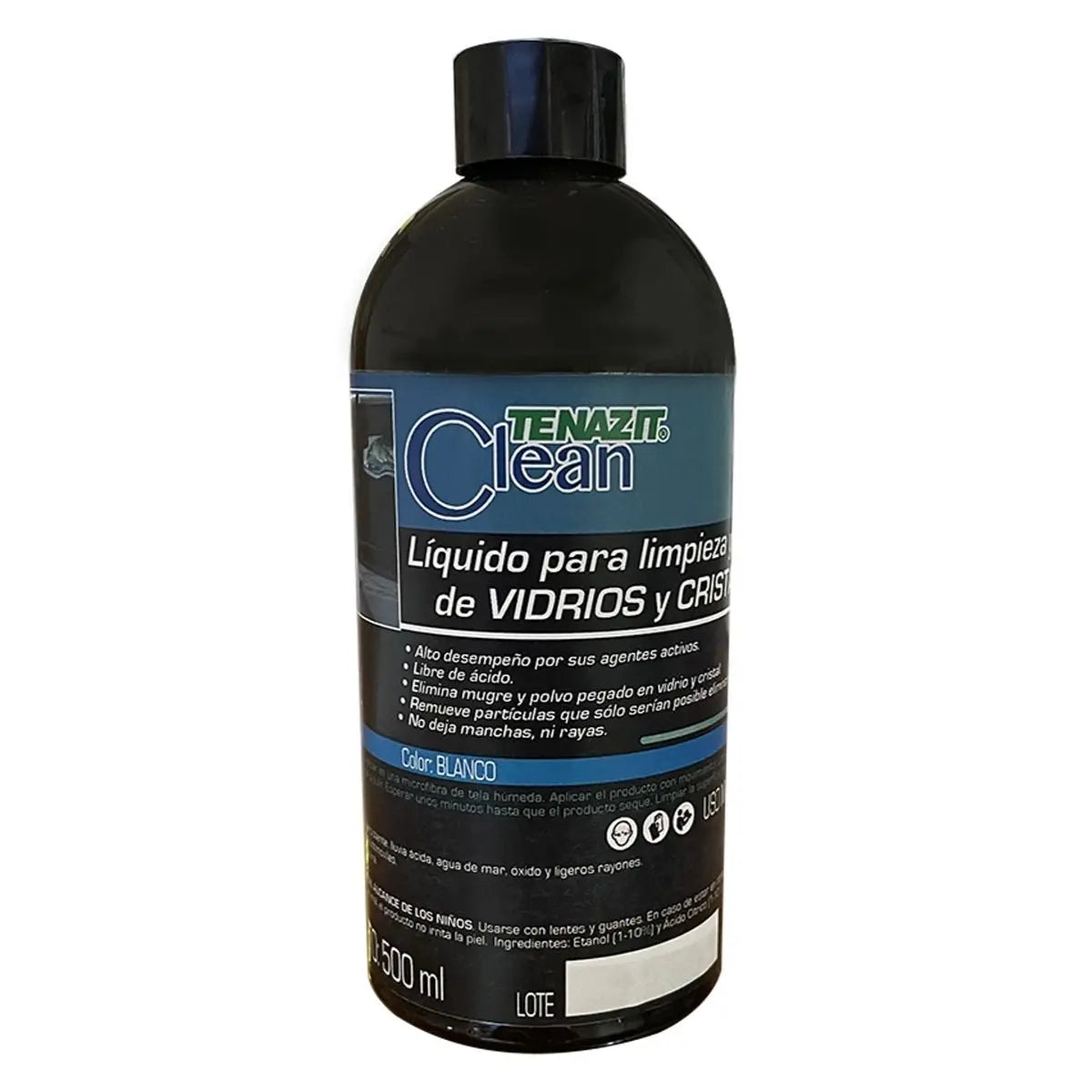 Líquido limpiador Tenazit de 500 ml p/vidrios y cristales - Austrodiam