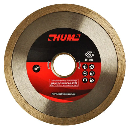 10pz Disco de diamante Austrodiam tipo DDRC de 115 x 2 x 22.23 mm HUM - Austrodiam