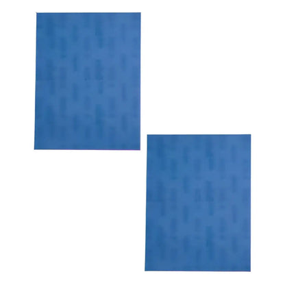 2 Hoja de lija Super Bufflex , grano 2500, de 170 x 130 mm Azul Austromex - Austrodiam - vista lateral
