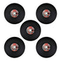 5 pzsDisco abrasivo Austromex tipo 41 grano 30 de 350 x 3.2 x 25.40 mm Negro METAL - Austromex