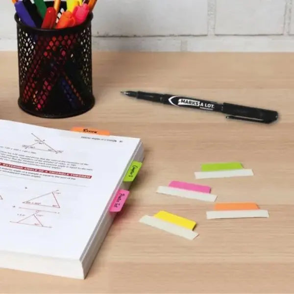 Ultra Tabs Margin Colores Ne?n 6.3 x 2.5cm paq 24 pzas Avery - Avery - detalle