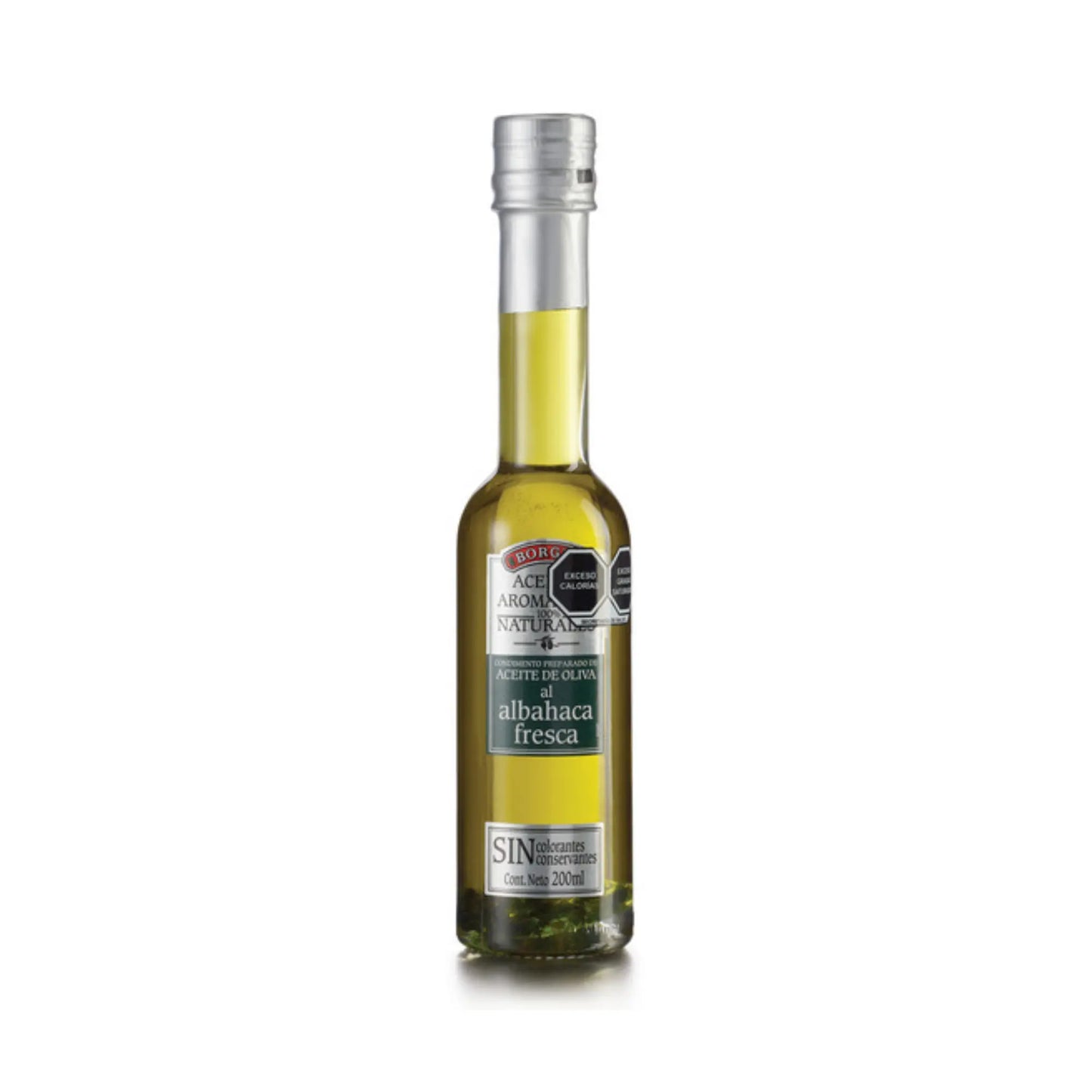 Aceite de Albahaca Borges 200ml - borges - vista lateral