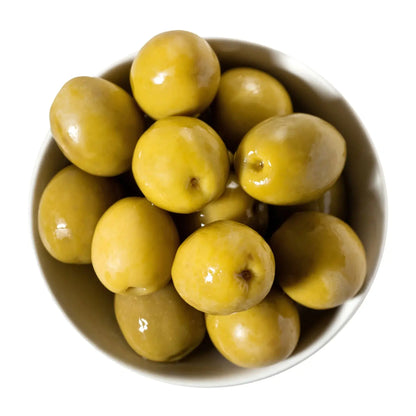 Aceituna Manzanilla con Hueso 180g - Cesarfer - vista lateral