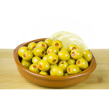 Aceituna Rellena de Pimiento 185g - Cesarfer - vista lateral