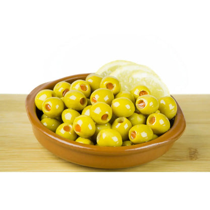 Aceituna Rellena de Pimiento 185g - Cesarfer - vista lateral