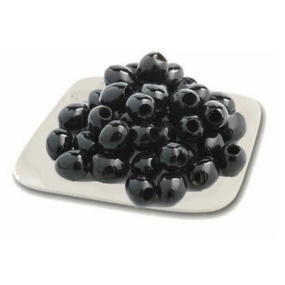 Aceituna Negra Deshuesada 350g - Cesarfer - vista lateral