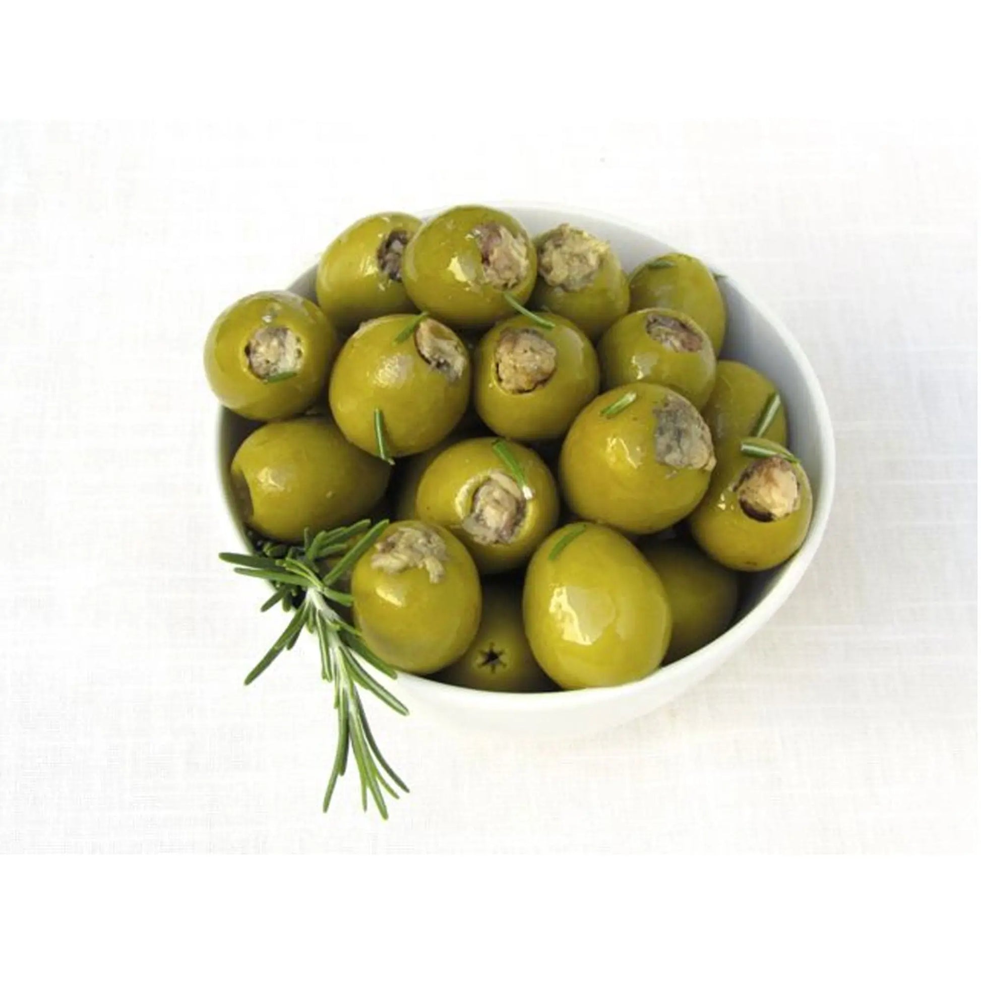 Aceituna Rellena de Atún 300g - Cesarfer - vista lateral