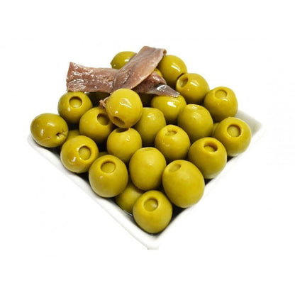 Aceituna Rellena de Anchoa 300g - Cesarfer - detalle