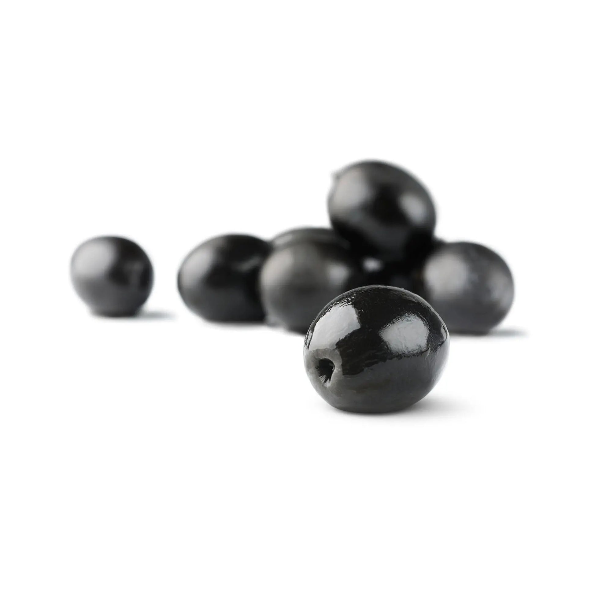 Aceituna Negra con Hueso 350g - Cesarfer - vista lateral