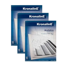 Acetato Retroproyeccion 4 mil Kronaline PA650 Carta 100 Hojas c/u 3 PIEZA - Kronaline - vista trasera