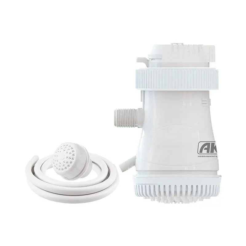 Regadera eléctrica 3 temperaturas - Blanco AKSI - Aksi - vista lateral